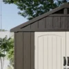 product-8x10-kick-it-plastic-shed-brown-detail-img2_1_1 Kick-it 8x12 Plastic Storage Shed with Floor, Brown